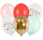 Luftballons Set - Love You Mom - von PartyDeco